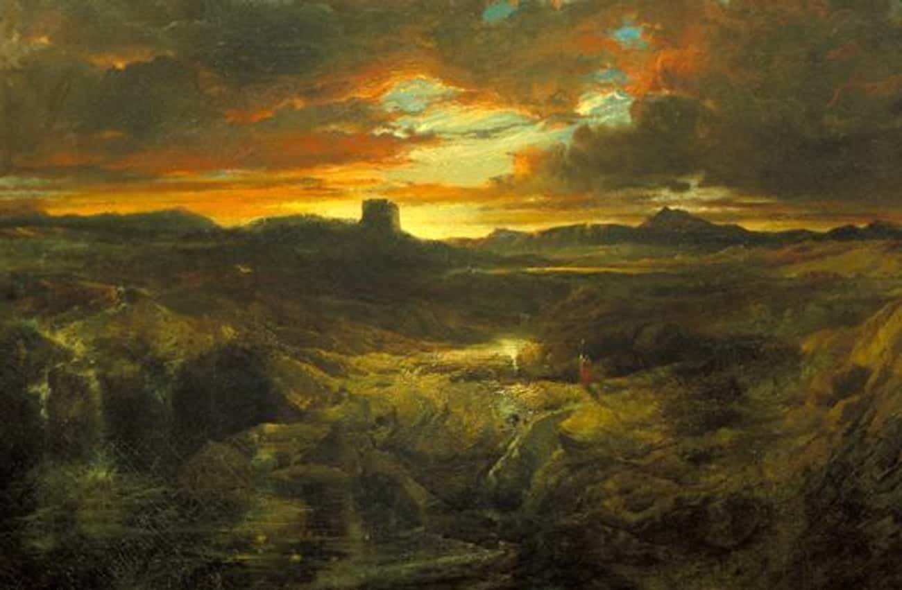 "Childe Roland to the Dark Tower Came," by Thomas Moran, probably doesn't reflect the Minisink/Pocono region. But it is part of the Hudson River School. Who knows? Artistic influence is a great mystery.